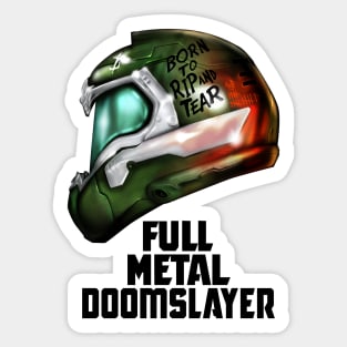 Full Metal Doomslayer v2 Sticker